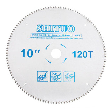 Portable Tct Saw Blade para cortar madera 125 * 1.8 * 20 * 50z